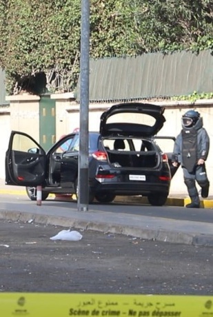 Casablanca : branle-bas de combat autour d’une voiture abandonnée qui semblait piégée Casablanca : branle-bas de combat autour d’une voiture abandonnée qui semblait piégée