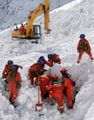 Catastrophe naturelle : 28 morts dans une avalanche au Tibet