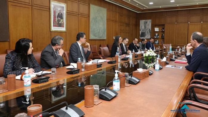 Nadia FETTAH s'entretient avec des responsables de la SFI Nadia FETTAH s'entretient avec des responsables de la SFI