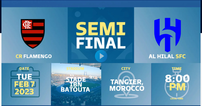 Mondial des clubs : Al Hilal et Flamengo ce soir à Tanger à partir de 20h00 Mondial des clubs : Al Hilal et Flamengo ce soir à Tanger à partir de 20h00