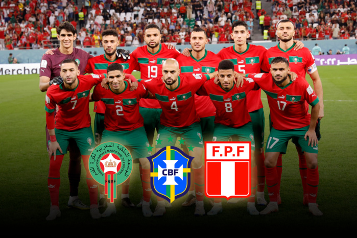 Football : Deux matches amicaux des Lions de l’Atlas contre le Brésil et le Pérou Football : Deux matches amicaux des Lions de l’Atlas contre le Brésil et le Pérou