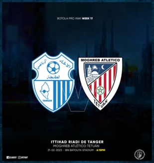 Botola D1/17e journée : Le derby du Nord, IRT-MAT, en affiche ce mardi Botola D1/17e journée : Le derby du Nord, IRT-MAT, en affiche ce mardi