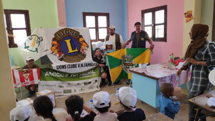 Des bénévoles portugais en mission de solidarité au Maroc Des bénévoles portugais en mission de solidarité au Maroc