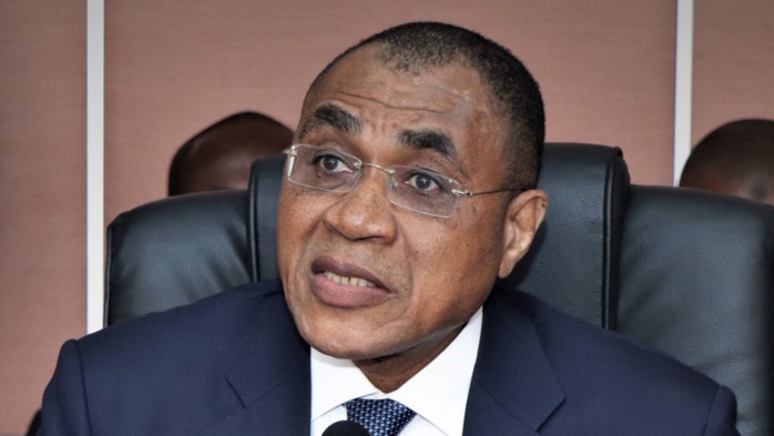 M. Adama Coulibaly, ministre de l'Economie et des Finances de Côte d'Ivoire