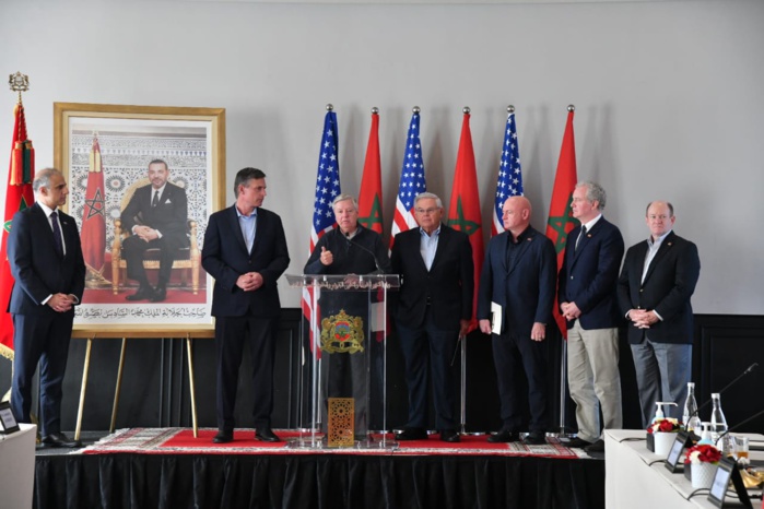 Les poids lourds du Sénat américain en visite au Maroc Les poids lourds du Sénat américain en visite au Maroc