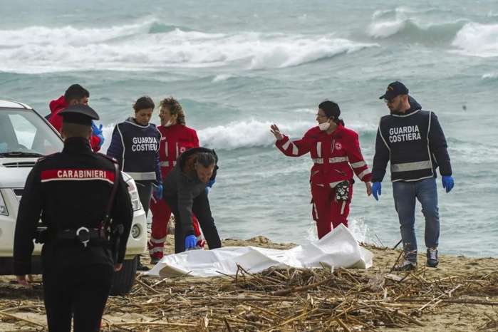 Italie / Migration : Le bilan du naufrage d'une embarcation atteint 70 morts