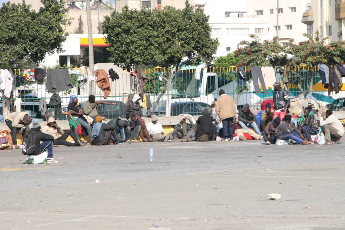 Casablanca : Heurts entre les migrants clandestins et les forces de l'ordre Casablanca : Heurts entre les migrants clandestins et les forces de l'ordre