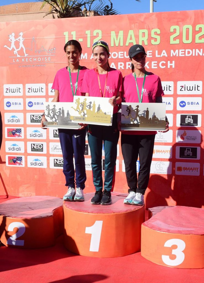 Athlétisme : Vif succès à Marrakech de la 3ème édition de la course féminine "La Kechoise” Athlétisme : Vif succès à Marrakech de la 3ème édition de la course féminine "La Kechoise”