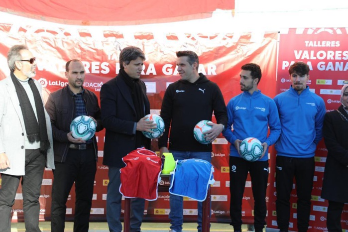 Fundación LaLiga /  Méthodologie “Valeurs pour gagner”:  Plus de 1000 élèves de Tétouan et Tanger bénéficiaires