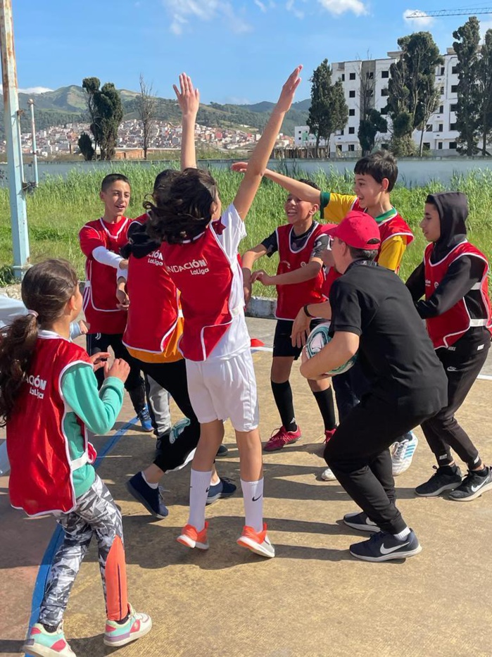 Fundación LaLiga /  Méthodologie “Valeurs pour gagner”:  Plus de 1000 élèves de Tétouan et Tanger bénéficiaires