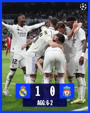Ligue des champions : Le Real, seigneur, face à Liverpool !