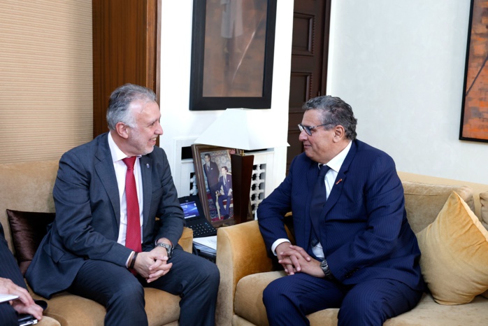 Visite du président Canarien: Les eaux territoriales, les liaisons aérienne et maritime au menu