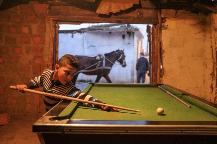 Scène immortalisée à Douar Shanty. Scène immortalisée à Douar Shanty.