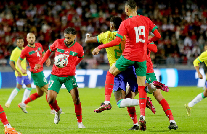 Amical Maroc-Brésil  (2-1): Victoire méritée des Lions devant 65.000 spectateurs