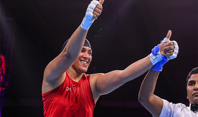 Championnats du monde de boxe féminine : Khadija El Mardi sacrée championne du monde Championnats du monde de boxe féminine : Khadija El Mardi sacrée championne du monde