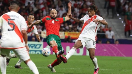 Amical Maroc-Pérou (0-0) : Les Lions de l’Atlas ont buté contre une solide équipe Amical Maroc-Pérou (0-0) : Les Lions de l’Atlas ont buté contre une solide équipe