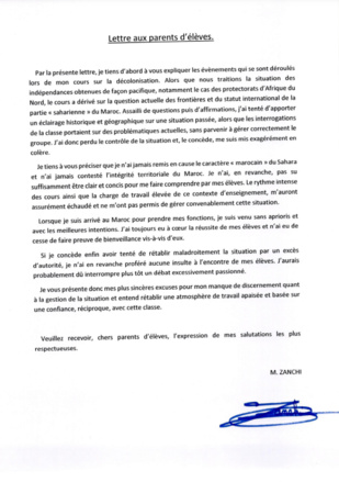 Meknès / Lycée Paul Valery : Les élèves scandalisés par une carte du Royaume tronquée Meknès / Lycée Paul Valery : Les élèves scandalisés par une carte du Royaume tronquée