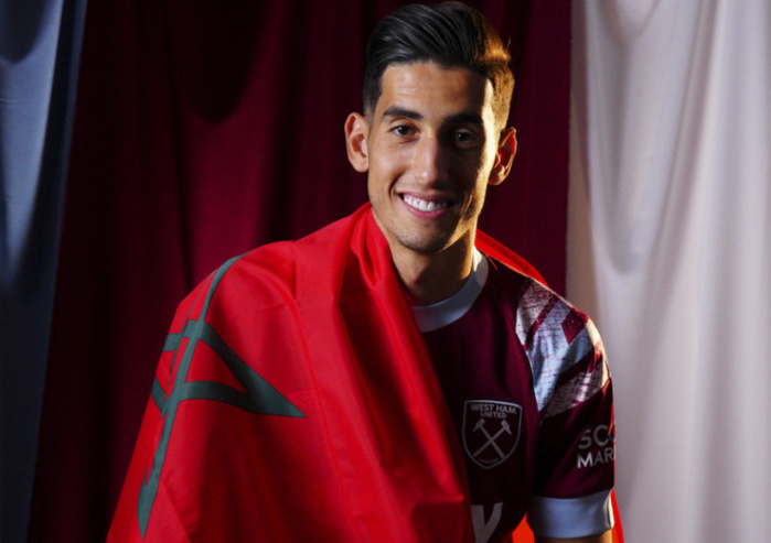 Belle prestation de Nayef Aguerd qui signe son 1er but en Premier League Belle prestation de Nayef Aguerd qui signe son 1er but en Premier League