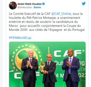 Mondial 2030 : La CAF officiellement pour la candidature euro-africaine Mondial 2030 : La CAF officiellement pour la candidature euro-africaine