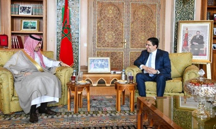 Nasser Bourita s'entretient avec son homologue saoudien Nasser Bourita s'entretient avec son homologue saoudien