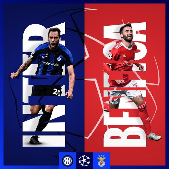 Ligue des champions/ Inter Milan-Benfica : Les Portugais à la recherche d’une remontada ! Ligue des champions/ Inter Milan-Benfica : Les Portugais à la recherche d’une remontada !