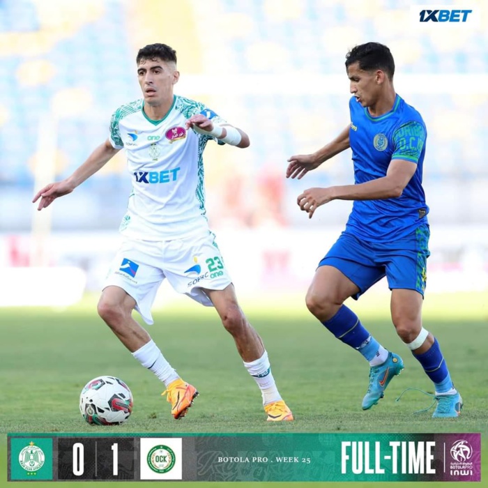 Botola Pro D1 / RCA-OCK (0-1) : L'Olympique surprend le Raja Botola Pro D1 / RCA-OCK (0-1) : L'Olympique surprend le Raja