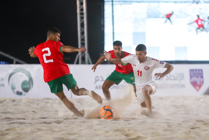 Championnat Arabe de Beach Soccer : Le Maroc vainqueur du Liban   Championnat Arabe de Beach Soccer : Le Maroc vainqueur du Liban