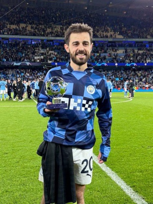 Bernardo Silva meilleur joueur du match.