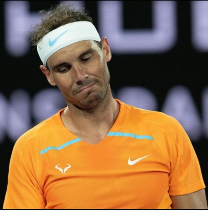 La lourde déception de Nadal. La lourde déception de Nadal.