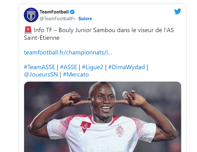 Transfert : Sambou, en vert la saison prochaine ?