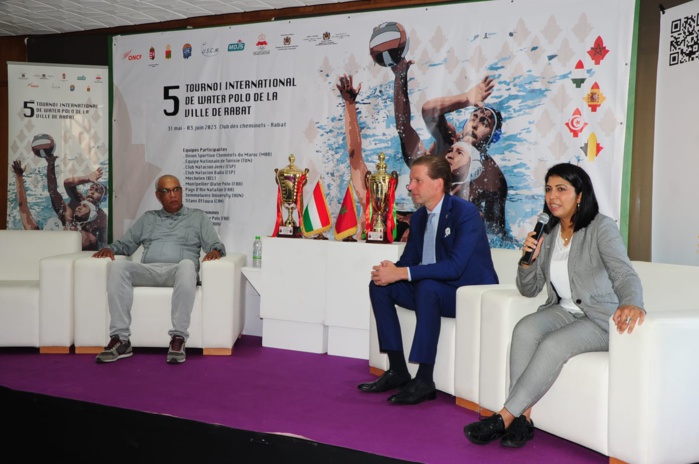 Une vue de la conférence de presse . Ph. Nidal Une vue de la conférence de presse . Ph. Nidal