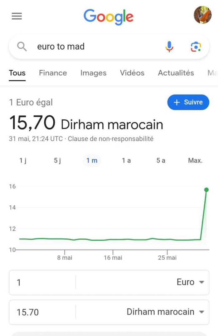 Bug des plateformes de conversion de monnaie : Une énième fausse décote du dirham