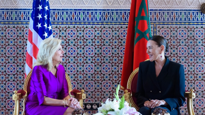 Arrivée au Maroc de la Première Dame des Etats-Unis Jill Biden