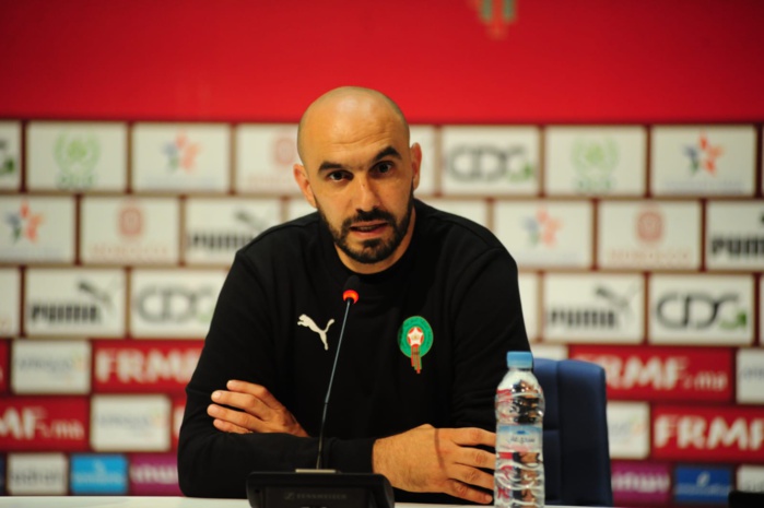 L'entraineur national Walid Regragui. Ph. Nidal