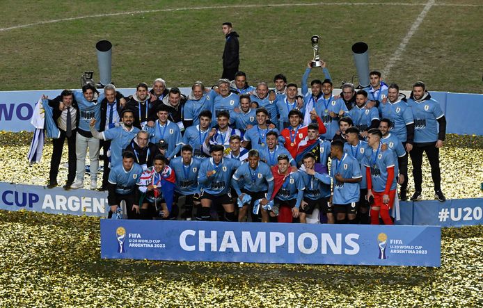 Football : Couronnement de l’équipe d’Uruguay à la coupe du monde U20 Football : Couronnement de l’équipe d’Uruguay à la coupe du monde U20