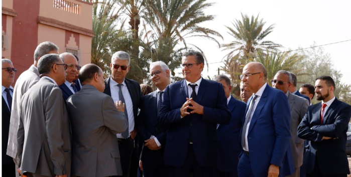 Ouarzazate: Une délégation ministérielle suit de près l'avancement des projets de développement Ouarzazate: Une délégation ministérielle suit de près l'avancement des projets de développement