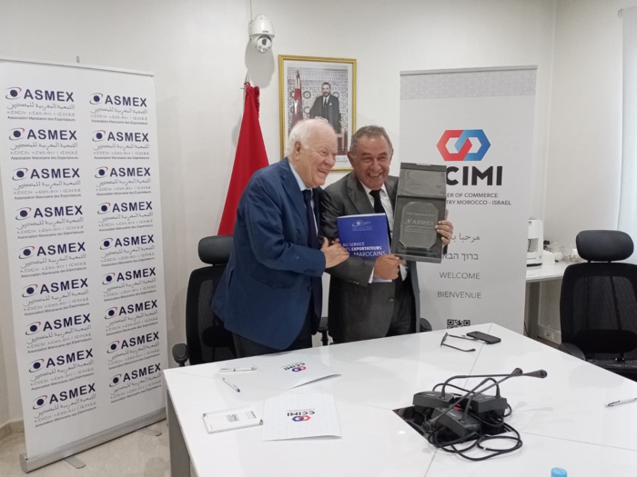 L’ASMEX et la Chambre de commerce Maroc-Israël joignent leurs efforts pour soutenir l'export L’ASMEX et la Chambre de commerce Maroc-Israël joignent leurs efforts pour soutenir l'export