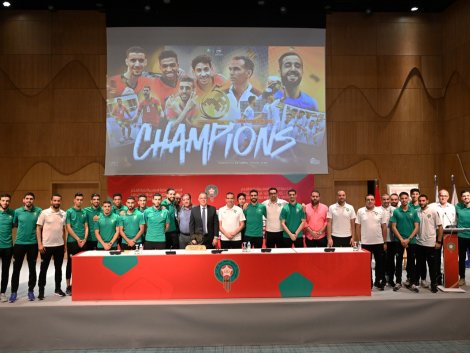 Futsal : Les Lions de l'Atlas honorés par la FRMF Futsal : Les Lions de l'Atlas honorés par la FRMF