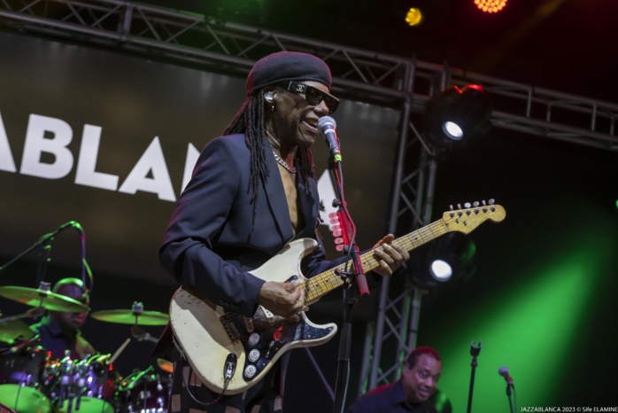 Jazzablanca: Nile Rodgers met le public à feu et à sons