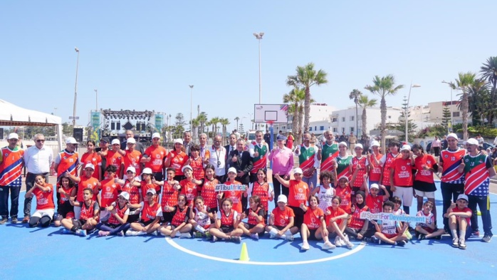 Lancement d'un programme d’éducation par le basketball à Essaouira Lancement d'un programme d’éducation par le basketball à Essaouira