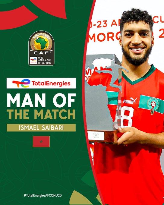 CAN U23 / Maroc-Ghana : Saibari, meilleur joueur du match