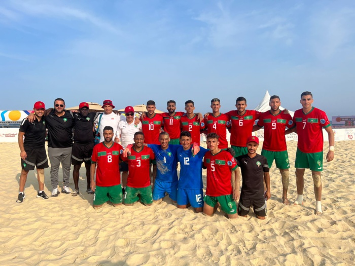 Jeux africains de plage (beach-soccer): Le Maroc remporte l’or Jeux africains de plage (beach-soccer): Le Maroc remporte l’or