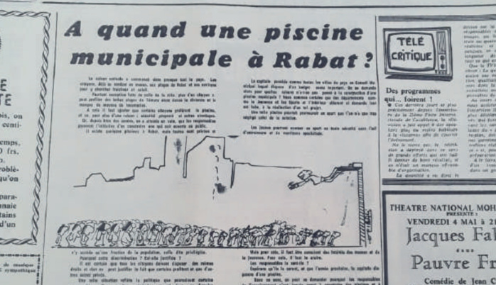 Rétro-Verso : Il était une fois, la grande piscine municipale de Casablanca