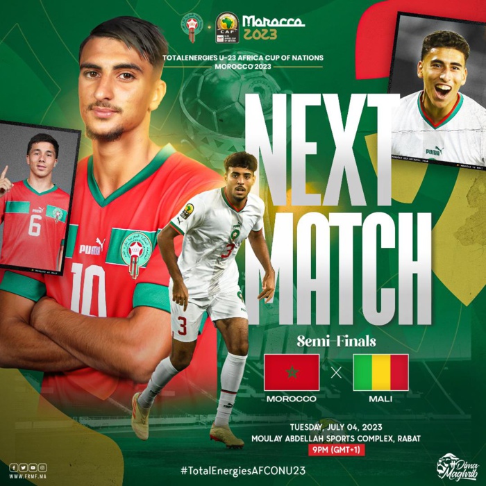 CAN U23 : Ce mardi, deux demis pour deux objectifs