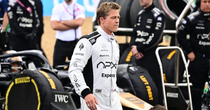 Formule 1 : Brad Pitt a été la star du paddock à Silverstone Formule 1 : Brad Pitt a été la star du paddock à Silverstone