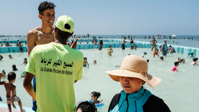 Rabat : Affluence exceptionnelle à la grande piscine de la capitale