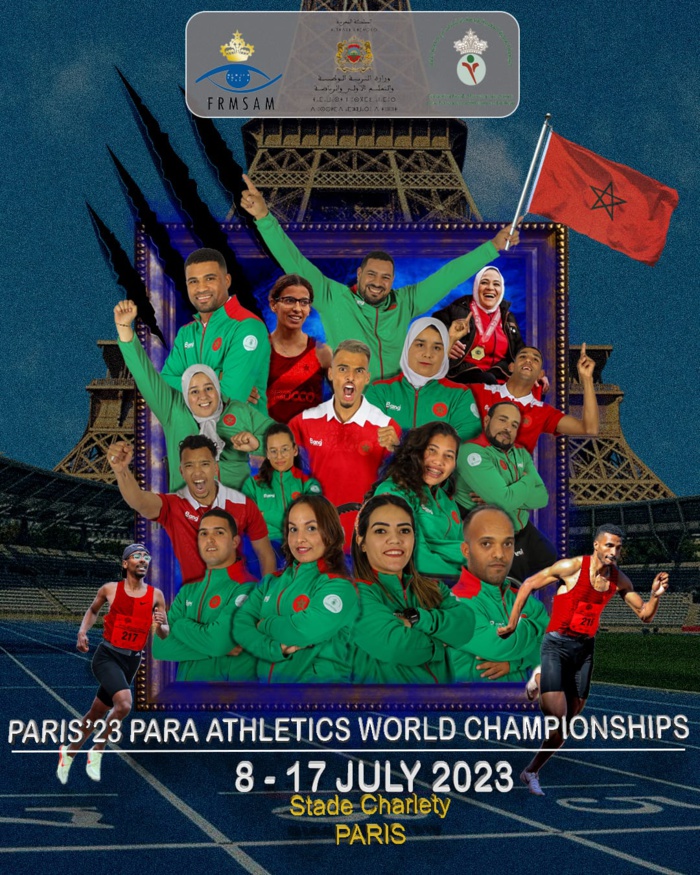 Mondiaux de para-athlétisme Paris-23: Le Maroc décroche trois médailles, dont une en or Mondiaux de para-athlétisme Paris-23: Le Maroc décroche trois médailles, dont une en or