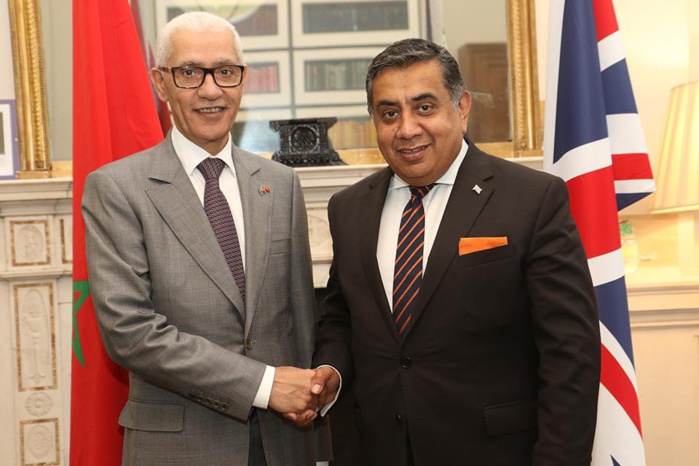 Rachid Talbi Alami reçoit un accueil chaleureux de la part de Lord Ahmad Rachid Talbi Alami reçoit un accueil chaleureux de la part de Lord Ahmad