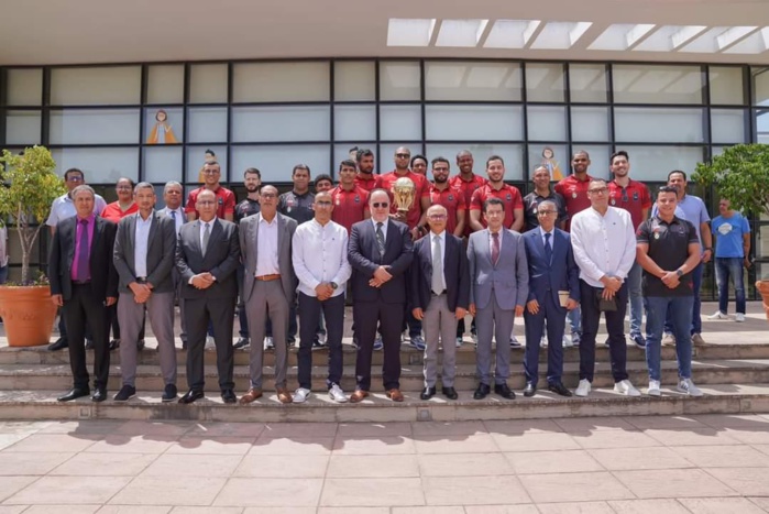 Basket-ball: Cérémonie à Rabat en l'honneur des équipes nationales féminine et des joueurs locaux Basket-ball: Cérémonie à Rabat en l'honneur des équipes nationales féminine et des joueurs locaux