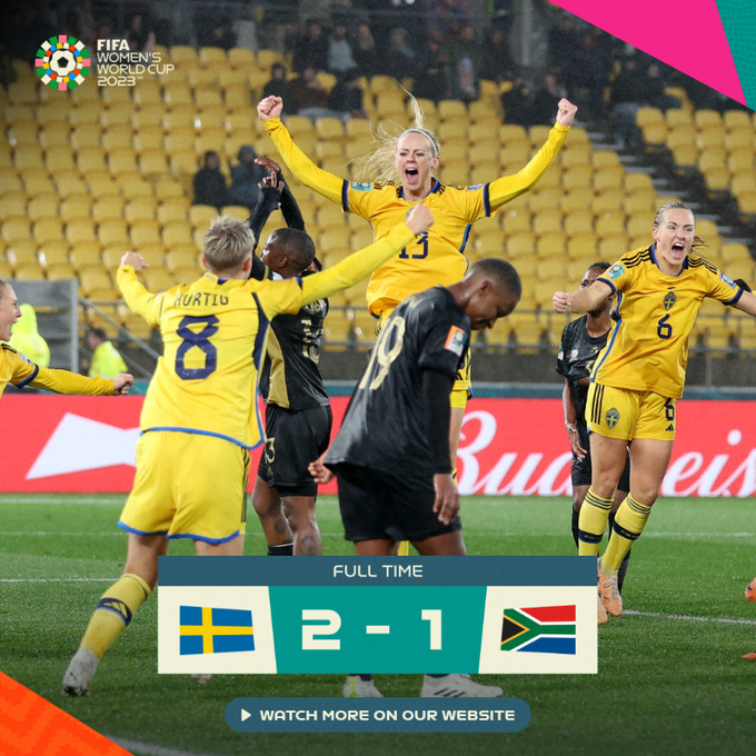 Mondial féminin 2023 : Les Bayana Bayana battues in-extrémis par les Suédoises Mondial féminin 2023 : Les Bayana Bayana battues in-extrémis par les Suédoises